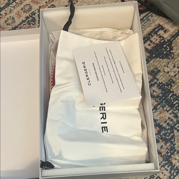 NWB Robert Clergerie Fuchsia Suede Goatskin Leather Loafers- size 37.5/7 - Picture 4 of 6